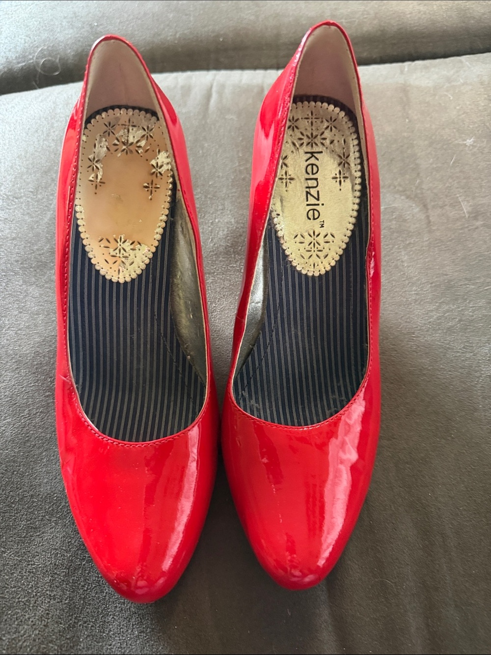 kenzie Red Patent Women's Heels